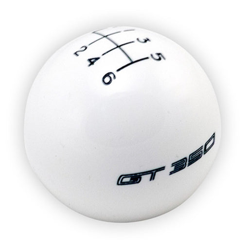 Ford Racing 15-19 Mustang GT350 White 6-Speed Shift Knob Ford Racing Shift Knobs