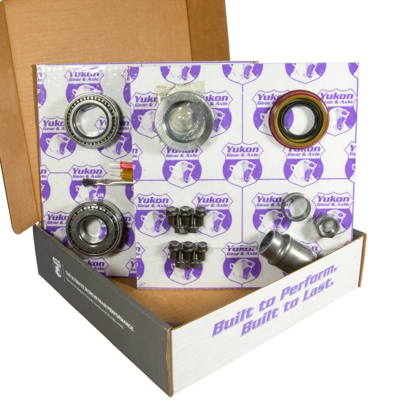 Yukon Gear 8.2in GM 3.55 Rear Ring & Pinion Install Kit 28 Spline Positraction 2.25in Axle Bearings Yukon Gear & Axle Differential Install Kits