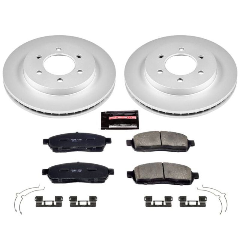 Power Stop 04-08 Ford F-150 Front Z17 Evolution Geomet Coated Brake Kit PowerStop Brake Kits - Performance Blank