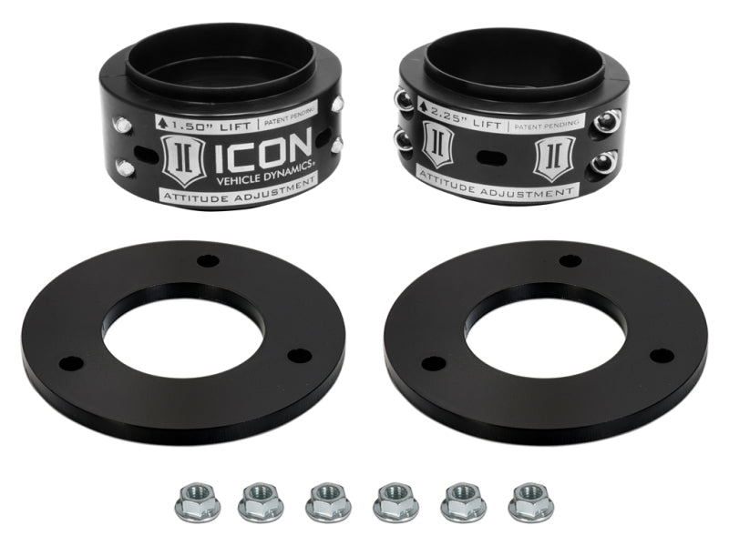 ICON 17-20 Ford Raptor .5-2.25 AAC Leveling Kit ICON Leveling Kits