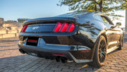 Corsa 2015-2017 Ford Mustang GT 5.0 3in Cat Back Exhaust Black Quad Tips (Xtreme) CORSA Performance Catback