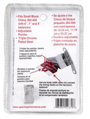 Spectre SB Chevy Timing Tab - Adjustable Spectre Engine Hardware