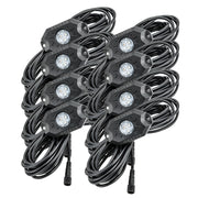 Oracle Bluetooth + RF Underbody Rock Light Kit - 8 PCS - ColorSHIFT ORACLE Lighting Light Bars & Cubes