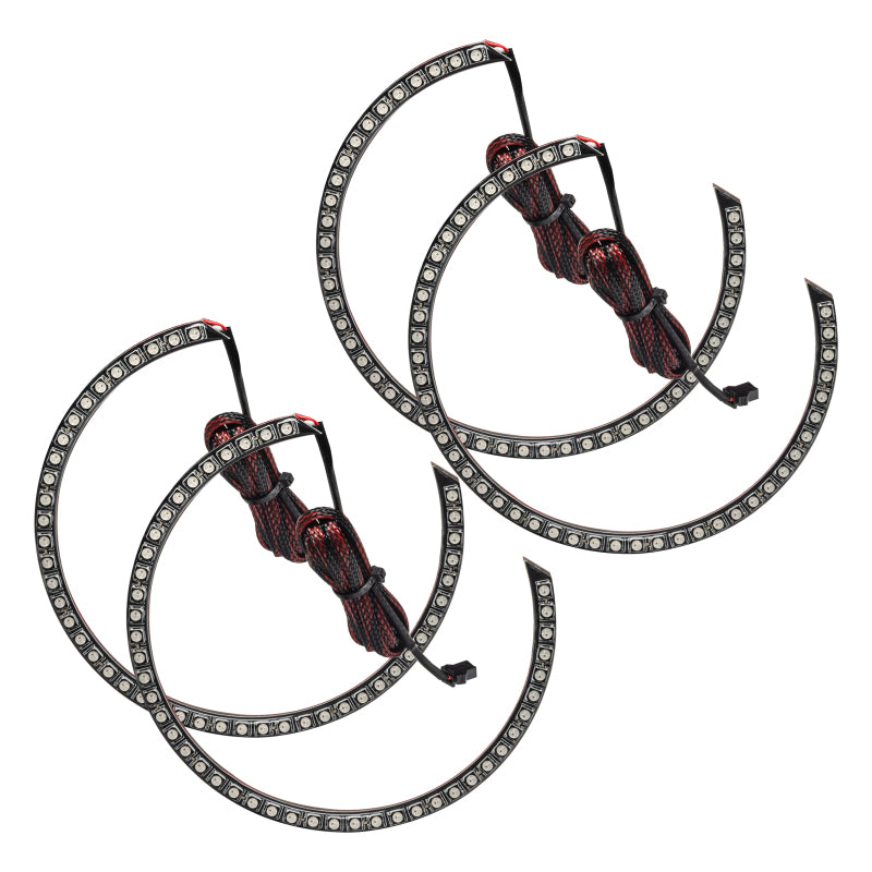 Oracle 0814 Dodge Challenger Dynamic Surface Mount Headlight/Fog Light Halo Kit COMBO