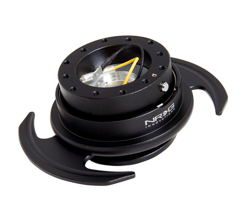NRG Quick Release Kit Gen 3.0 - Black Body / Black Ring w/Handles NRG Quick Release Adapters