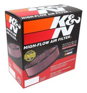 K&N Universal Custom Air Filter - Oval Shape 11.5in Outer Length / 8.125in Outer Width / 4in Height K&N Engineering Air Filters - Direct Fit