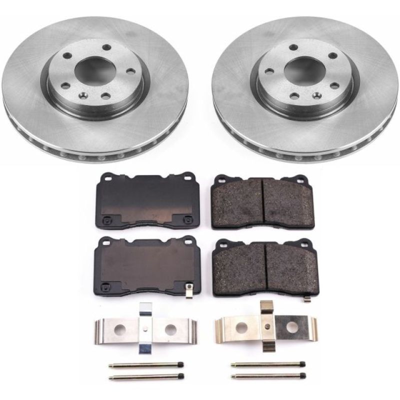 Power Stop 2014 Chevrolet Corvette Front Autospecialty Brake Kit PowerStop Brake Kits - OE