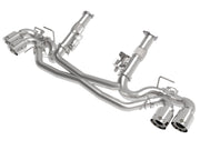 AFe MACH Force-Xp 304 Stainless Steel Cat-Back Exhaust Polished 2020 Chevrolet Corvette C8 aFe Catback