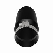 MagnaFlow Tip Stainless Black Coated Single Wall Round Single Outlet 6in Dia 5in Inlet 13in L Magnaflow Tips