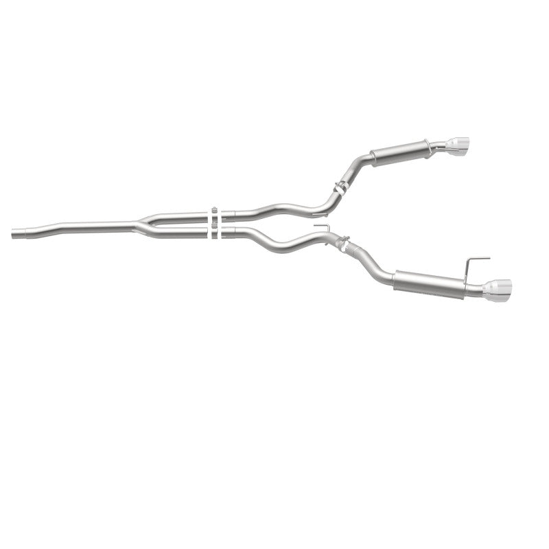 MagnaFlow Cat-Back 15-16 Ford Mustang 2.3L L4 Competition SS 3in Dual Split Rear 4.5in Black Tips Magnaflow Catback
