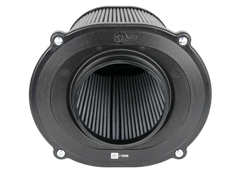 aFe Quantum Pro DRY S Air Filter Flat Top - 5in Flange x 9in Height aFe Cold Air Intakes