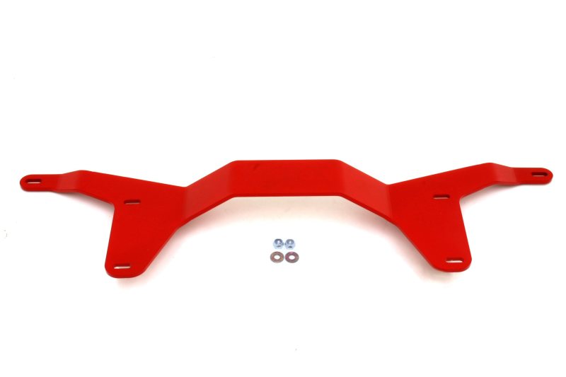 BMR 05-14 S197 Mustang Rear Driveshaft Tunnel Brace - Red BMR Suspension Chassis Bracing
