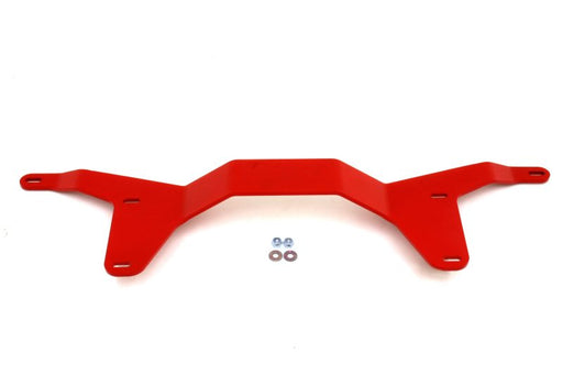 BMR 05-14 S197 Mustang Rear Driveshaft Tunnel Brace - Red BMR Suspension Chassis Bracing