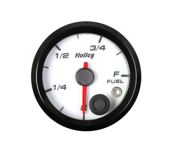 Holley Analog Style Fuel Level Gauge 26-614W HOLLEY Autoparts