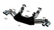 Borla 2020 Chevrolet Corvette C8 6.2L ATAK 3in Exhaust System Dual Round A/C Tips 4inx 4.75in Borla Catback