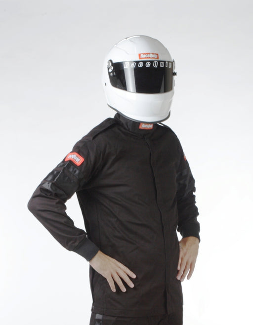 RaceQuip Black SFI-1 1-L Jacket - 2XL Racequip Racing Jackets