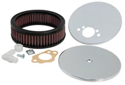K&N Custom Round Racing Assembly Red 5.875in OD x1.313in ID x 1.813in Height K&N Engineering Carburetor Air Cleaners
