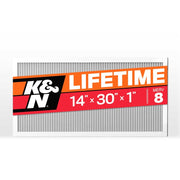K&N HVAC Filter 14 X 30 X 1 Merv 8 K&N Engineering HVAC Filters