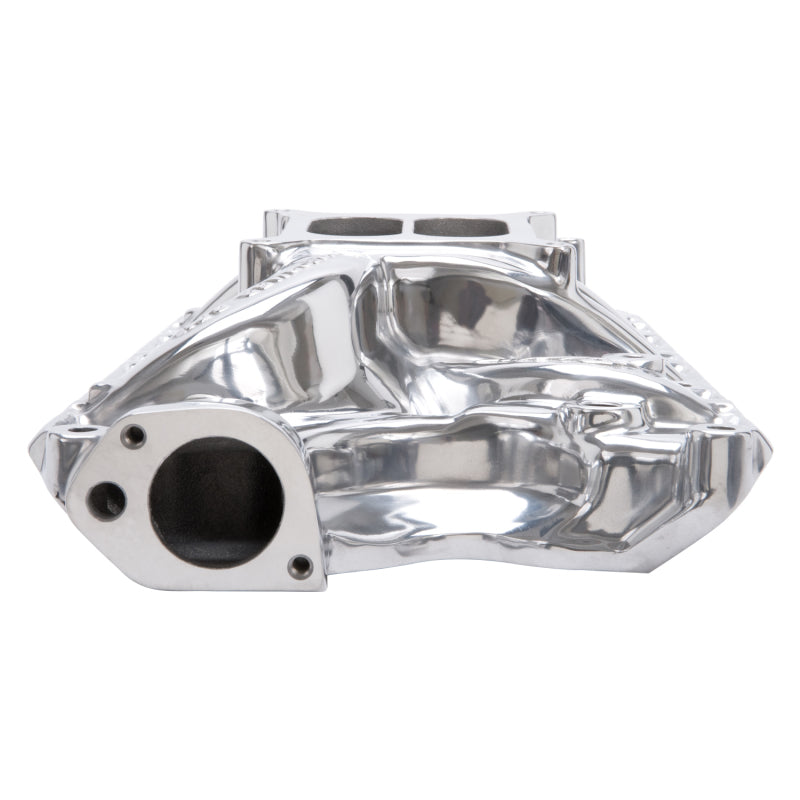 Edelbrock Perf RPM 351-W Polished Mani Edelbrock Intake Manifolds