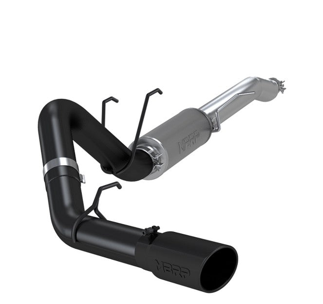 4" MBRP 2017+ Ford F-250/350 Crew Cab 6.2L/7.3L Cat Back Single Side Black Finish S5247BLK