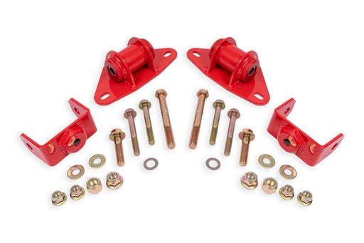 BMR Suspension 14-19 Chevrolet Corvette Motor Mount Kit - Red BMR Suspension Engine Mounts