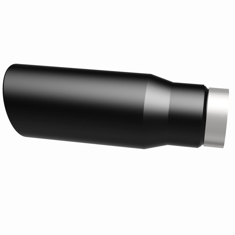 MagnaFlow Tip Stainless Black Coated Single Wall Round Single Outlet 5in Dia 3.5in Inlet 14.5in L Magnaflow Catalytic Converter Universal