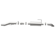 MagnaFlow Cat-Back, SS, 2.5/3in, Turn Down In Front Rear Tire 2015 Ford F150 5.0L V8 Ext Cab Magnaflow Catback