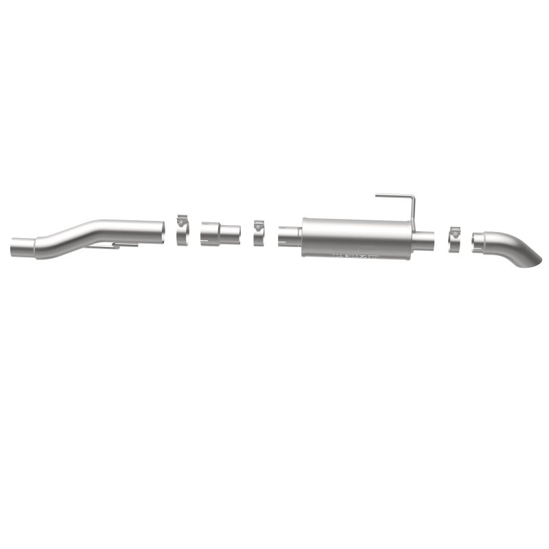 MagnaFlow Cat-Back, SS, 2.5/3in, Turn Down In Front Rear Tire 2015 Ford F150 5.0L V8 Ext Cab Magnaflow Catback