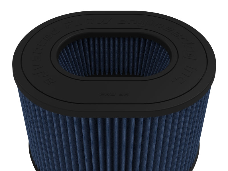 aFe Magnum FORCE Intake Air Filter w/Pro 5R 5-1/2IN F x (12-1/4x9-3/4)IN B x (11-1/4x8-3/4)IN Tx8IN aFe Air Filters - Universal Fit