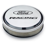 Ford Racing Polished Slant Edge Air Cleaner Ford Racing Air Filters - Universal Fit