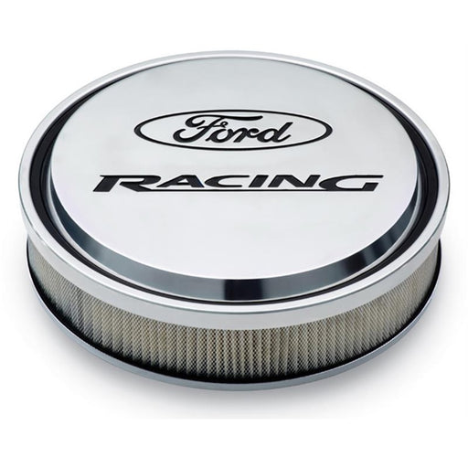 Ford Racing Polished Slant Edge Air Cleaner Ford Racing Air Filters - Universal Fit
