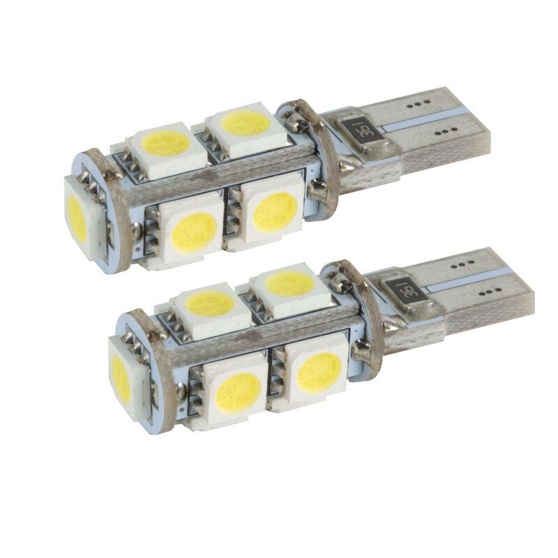 Oracle T10 9 LED 3 Chip SMD Bulbs (Pair) - Cool White ORACLE Lighting Bulbs