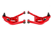 BMR 70-81 Chevrolet Camaro A-Arms Lower Delrin Bushings Std Ball Joint - Red BMR Suspension Control Arms