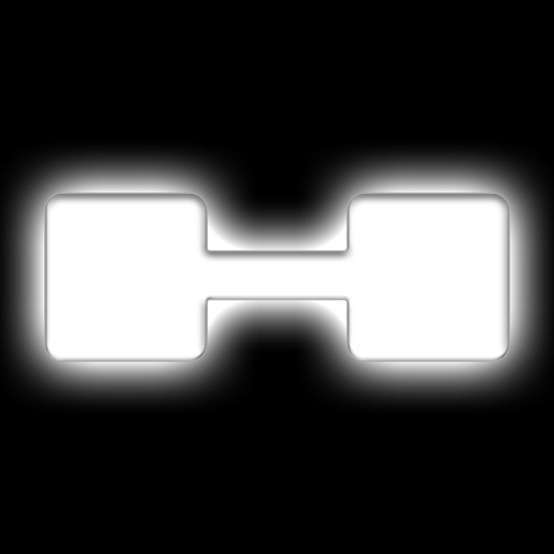 ORACLE Lighting Universal Illuminated LED Letter Badges - Matte Wht Surface Finish - H ORACLE Lighting Light Accessories and Wiring