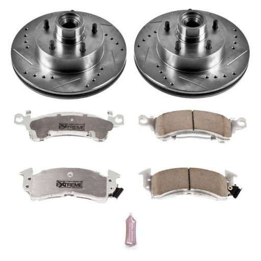 Power Stop 1975 Buick Apollo Front Z26 Street Warrior Brake Kit PowerStop Brake Kits - Performance D&S