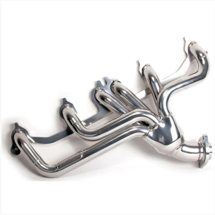 BBK 91-99 Jeep 4.0L Short Tuned Length Header Silver Ceramic 40520