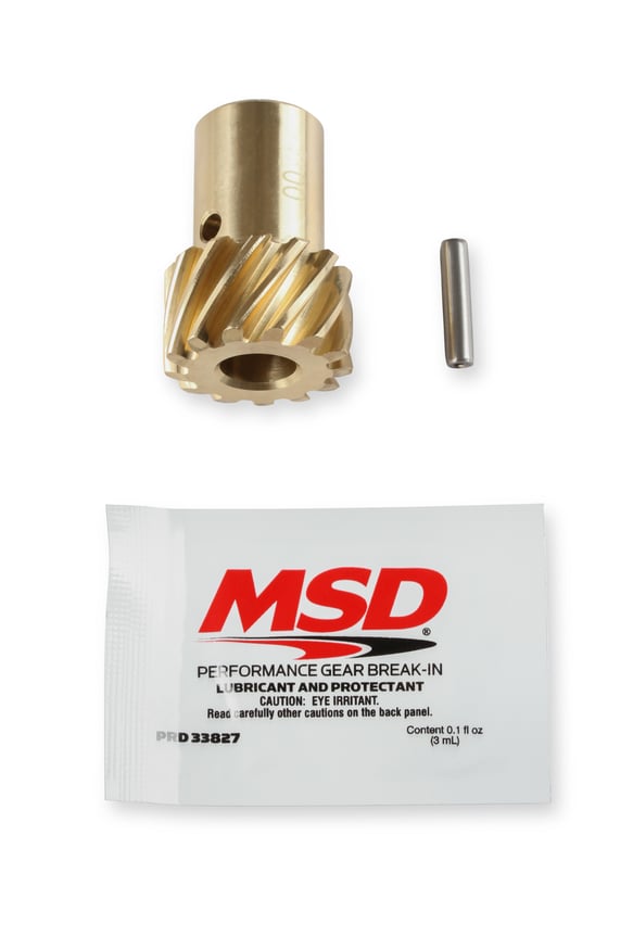 Chevy Bronze Distributor Gear .500"ID 8471 MSD Autoparts