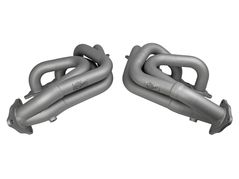 aFe Twisted 304SS Header 2020 Chevy Corvette (C8) 6.2L V8 - Titanium Ceramic Coated aFe Headers & Manifolds