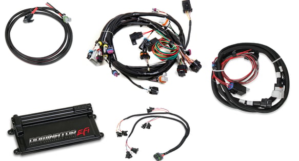 Dominator EFI Kit - LS1 Main Harness w/ Trans Control with EV1 Injector Harness 550-656 HOLLEY Autoparts