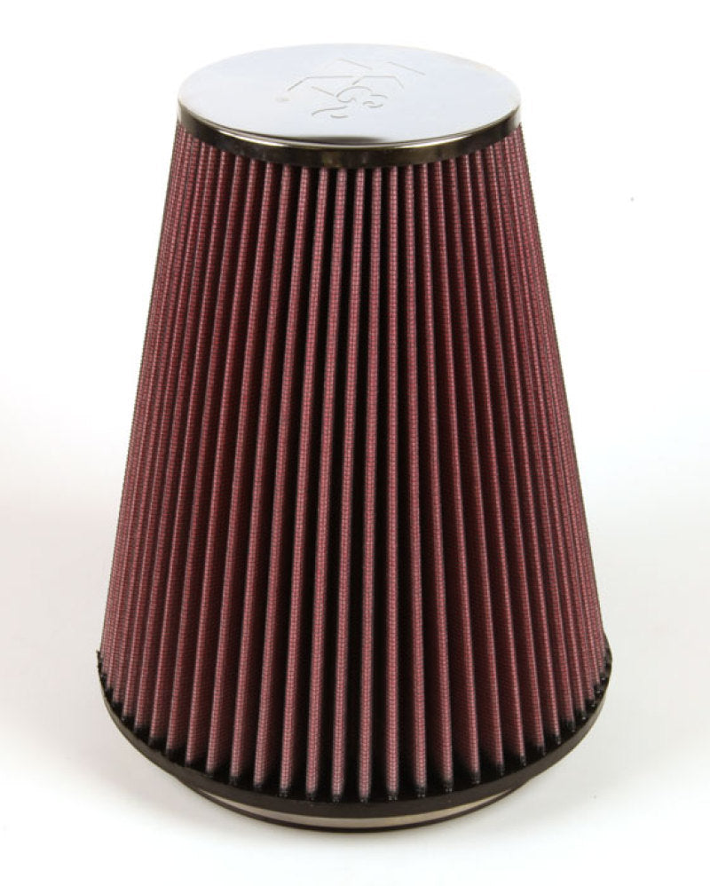 K&N Universal Chrome Filter 6 inch FLG / 7.5 inch Base / 4.5 inch Top / 9 inch Height K&N Engineering Air Filters - Universal Fit