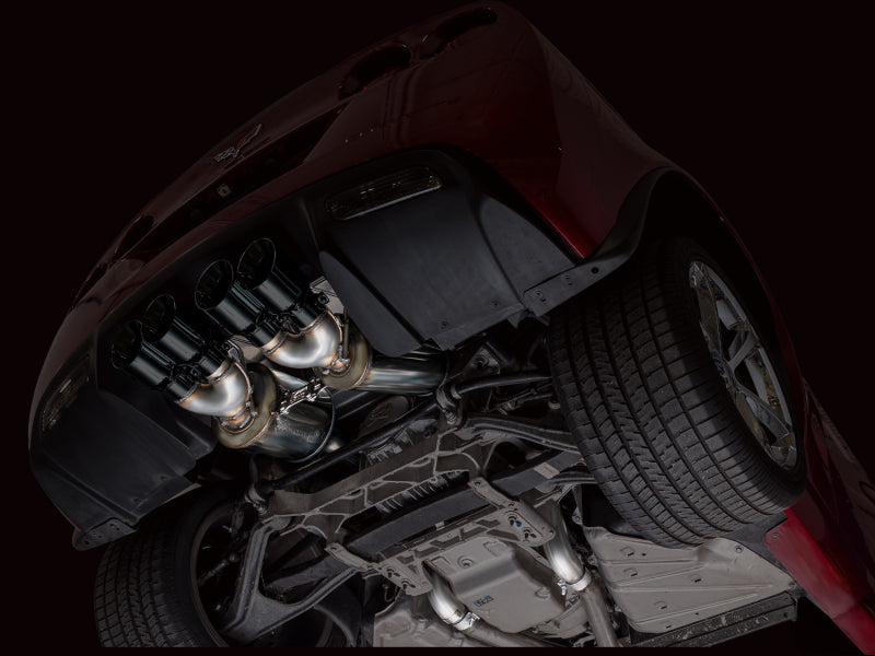 AWE Tuning 05-07 C6 Chevrolet Corvette 6.0L Touring Edition Axle-Back Exhaust w/ Diamond Black Tips AWE Tuning Axle Back