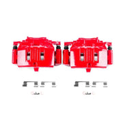 Power Stop 15-17 Ford Mustang Front Red Calipers w/Brackets - Pair PowerStop Brake Calipers - Perf