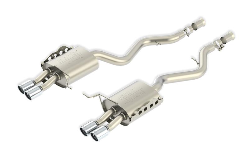 Borla 16 Chevy Camaro SS 6.2L w/ Dual NPP Atak Quad RD RL Tips Dual Exit Rear Section Exhaust Borla Axle Back