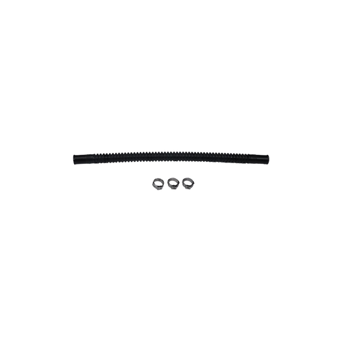 DeatschWerks Convoluted Tubing 250mm Length x 10mm ID Side 1 x 10mm ID Side 2 - Black DeatschWerks Fuel Lines