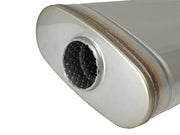 aFe MACH Force XP 304 Stainless Steel Muffler 2.5in Center/Offset 18in L x 9in W x 4in H aFe Muffler