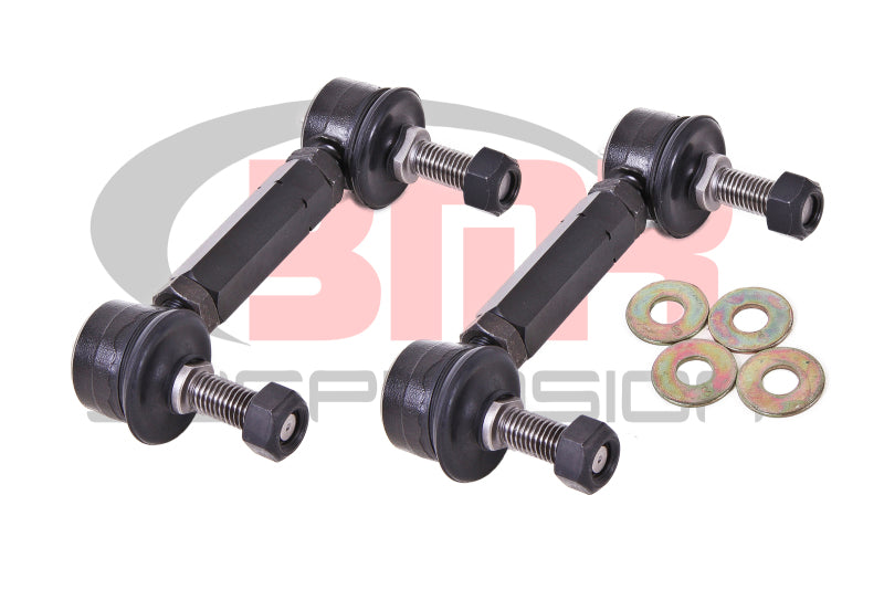 BMR 15-17 S550 Mustang Rear Sway Bar End Link Kit - Black BMR Suspension Suspension Arms & Components