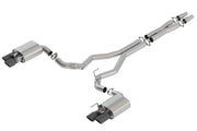 Borla 2018 Ford Mustang GT 5.0L AT/MT 3in ATAK Catback Exhaust Black Chrome Tips w/ Valves Borla Catback