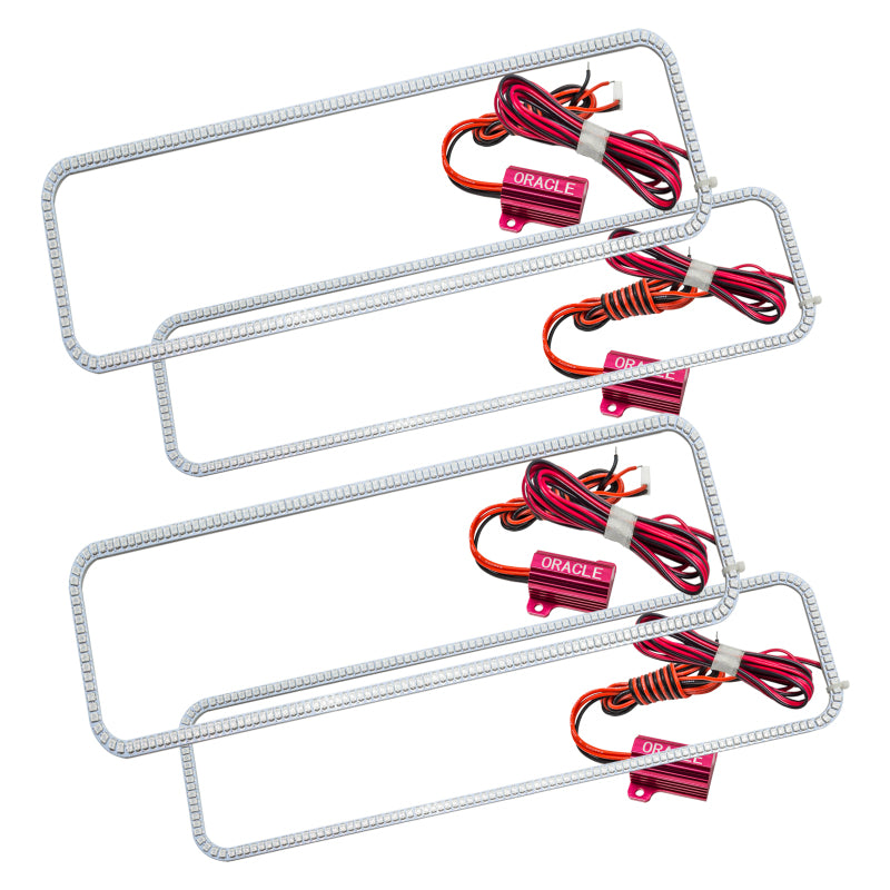 Oracle Ford F250 05-07 LED Halo Kit - White ORACLE Lighting Headlights