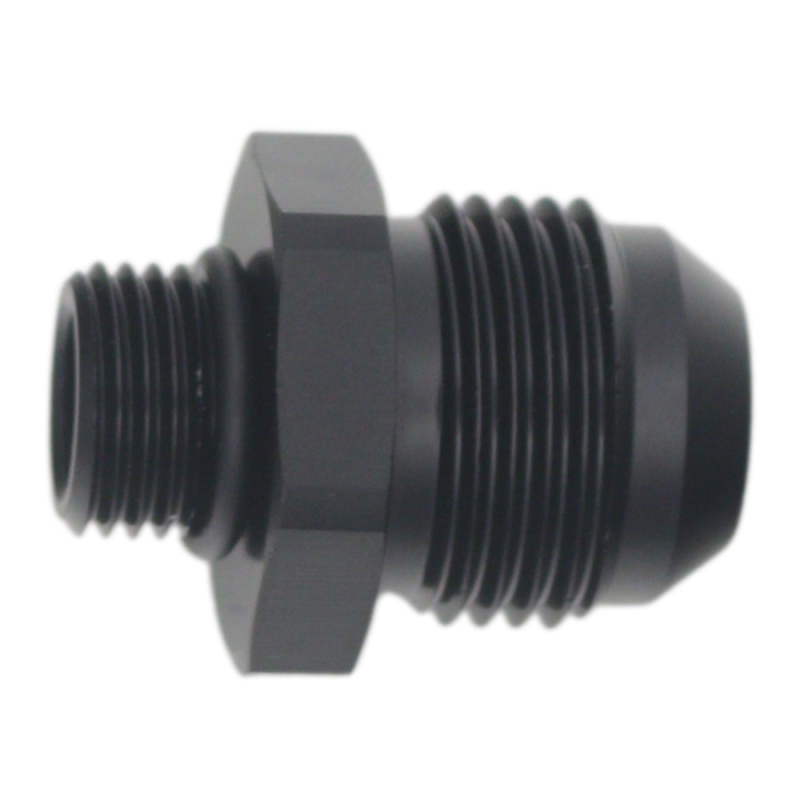 DeatschWerks 6AN ORB Male to 10AN Male Flare Adapter - Anodized Matte Black DeatschWerks Fittings