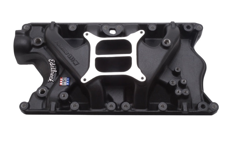 Edelbrock Performer 351-W Black Edelbrock Intake Manifolds